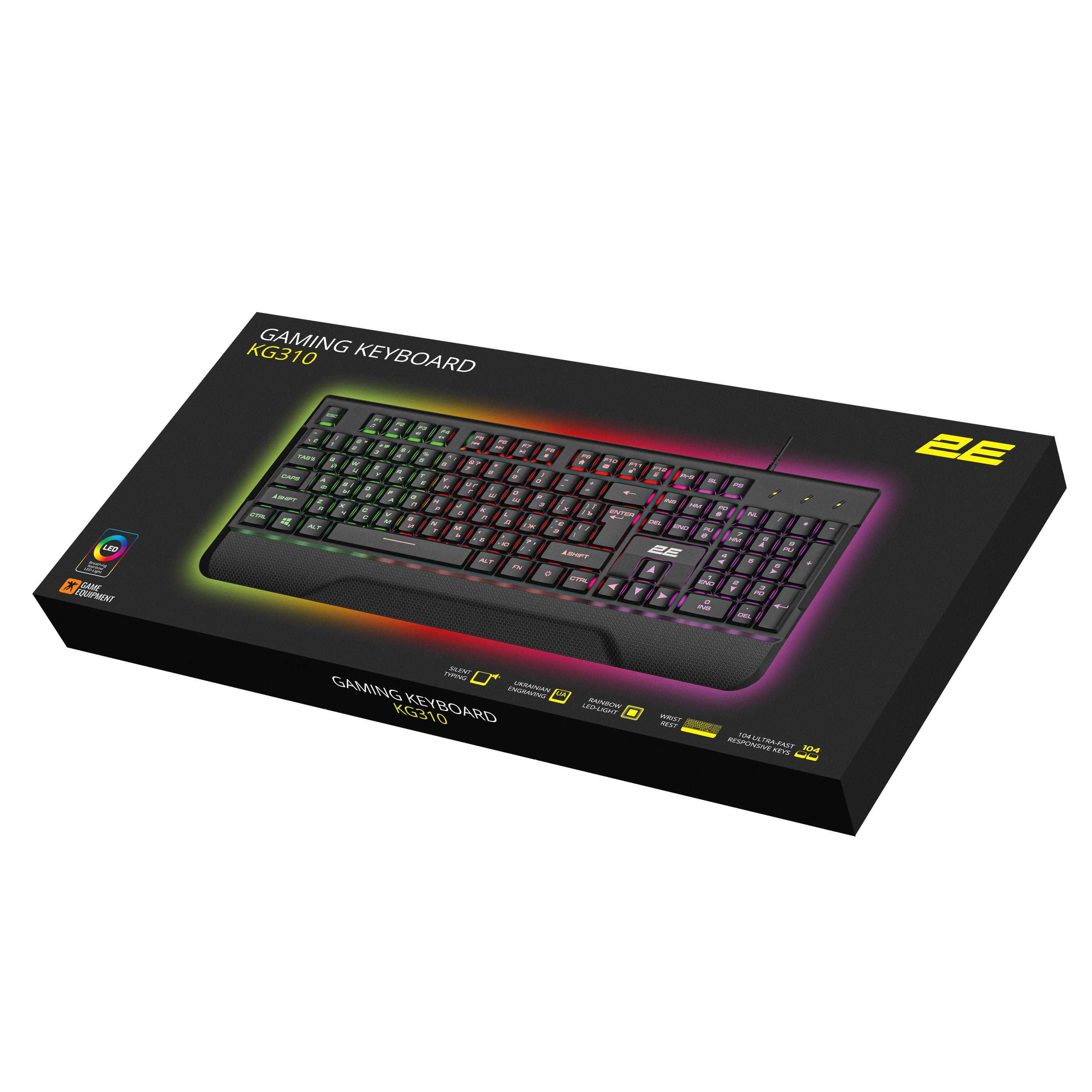 ; Игровая клавиатура 2E KG310 USB
