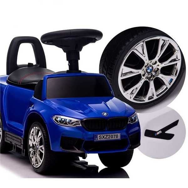 Кракомобил кола за бутане BMW M5 с родителски контрол 4в1 c меки гуми