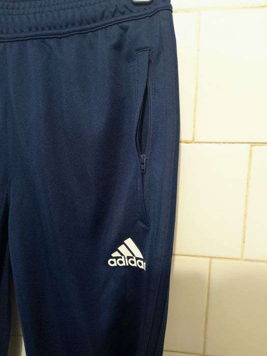 Pantaloni trening marca Adidas mărime M culoare albastru originali
