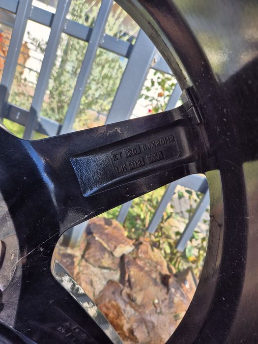 Jante auto pe 20 de pe un audi A7 din 2012