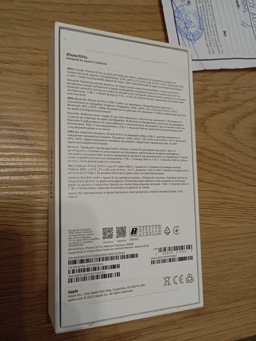 Iphone 15 PRO 256GB Titanium Silver