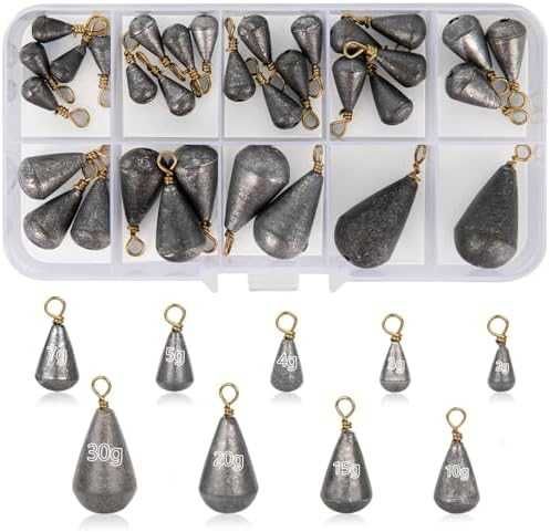 Нови Железни тежести за дълбоководен риболов риба, комплект 33 броя