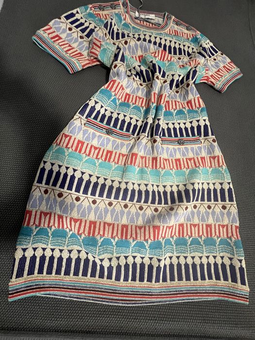 #Chanel,Rue cambon,rochie, tricot,lurex,multicolor,lux,
