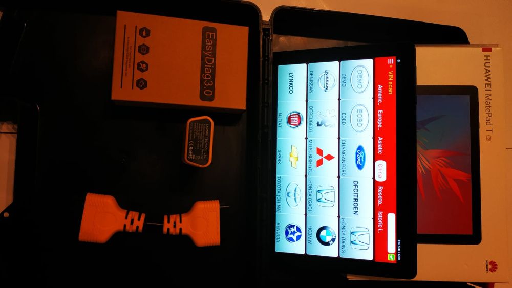 Kit Launch Easydiag 3.0 Pro Service + Tableta Huawei 10 Inch 2/32 Gb