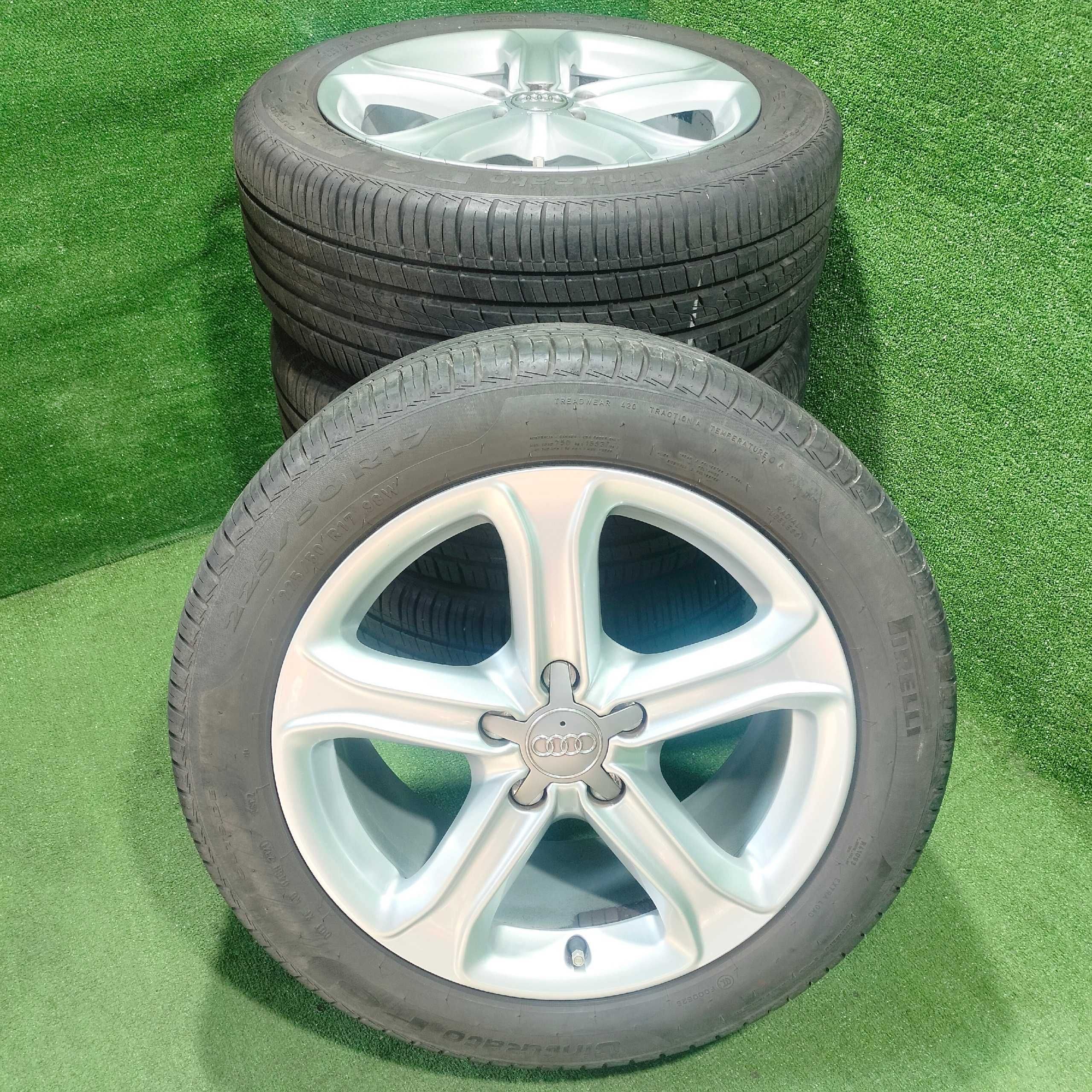 Продам Диски оригинал на AUDI с шинами Pirelli 225/50 R17 7,5J 5/112