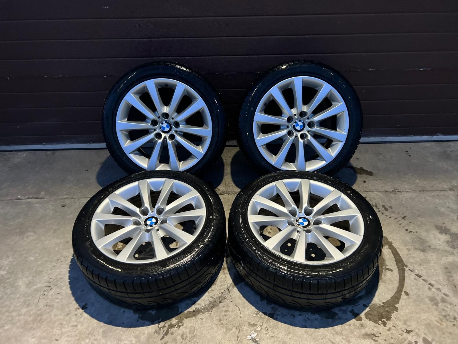 Jante R18 Bmw f10 f11  5x120 cu cauciucuri de iarnă