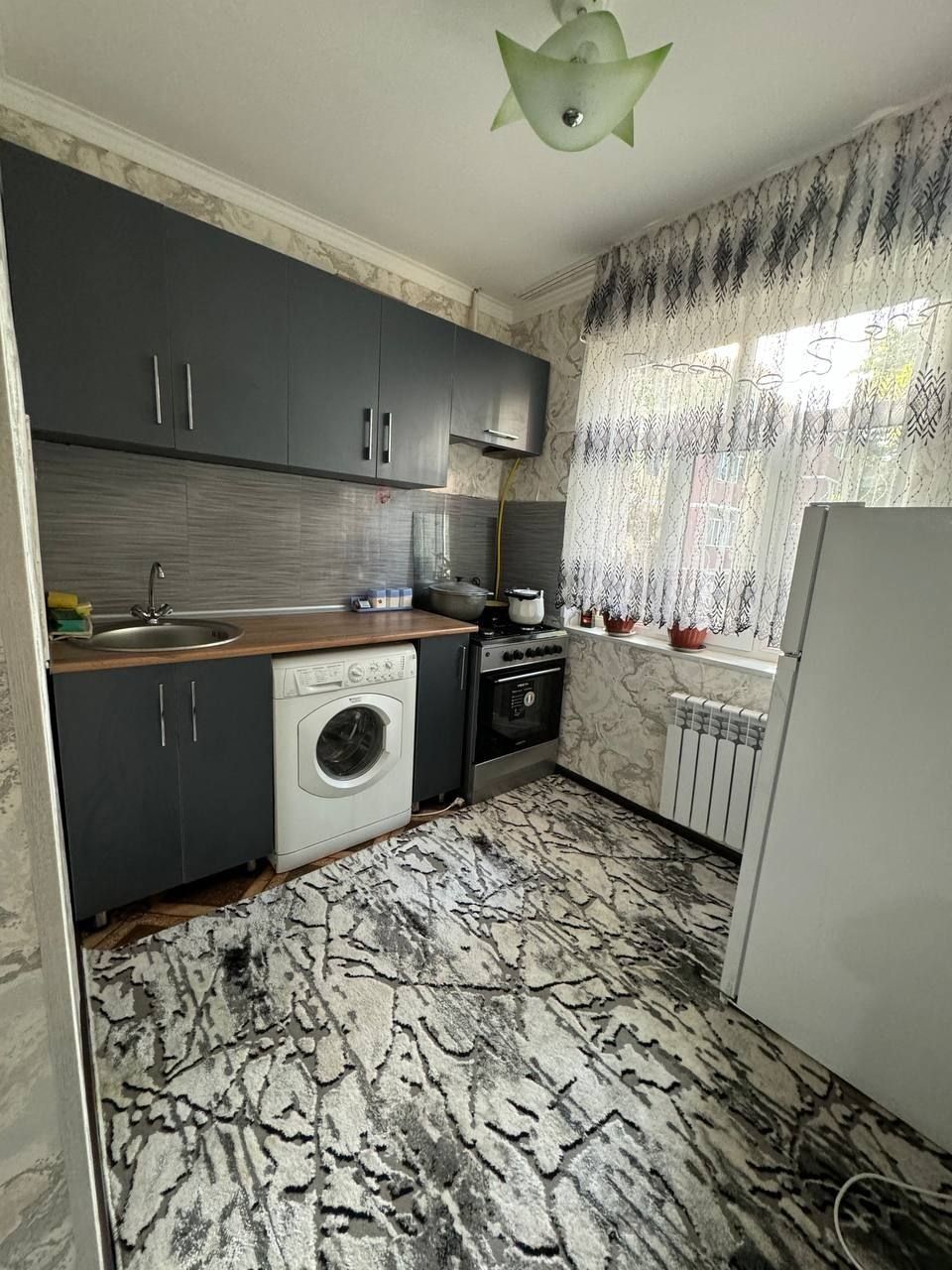 Аренда 1 ком квартира в 2 мкр 1 этаж