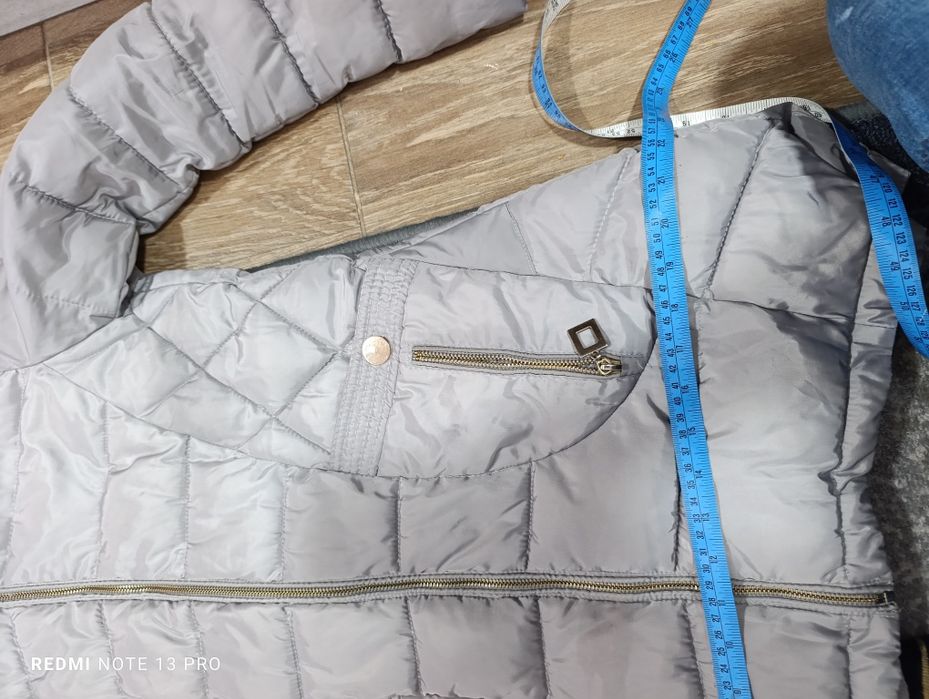 Geaca iarna moderna gri