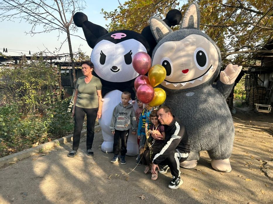 Поздравления день рождения  Кинг конг, белый мишка, Панда, Чебурашка,