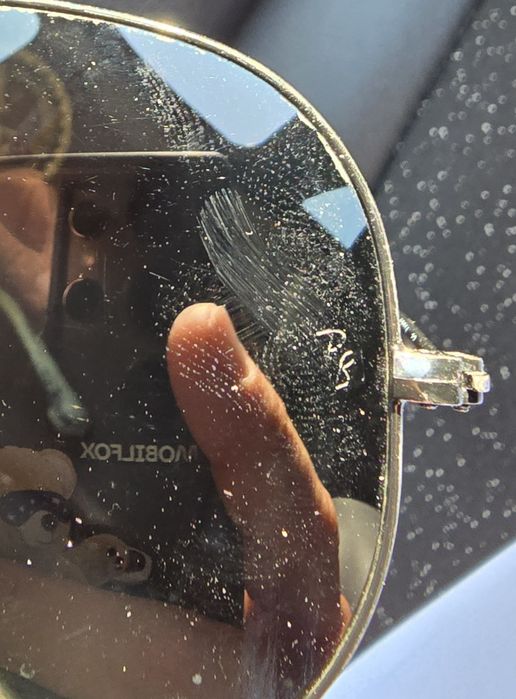 Ochelari Ray-Ban Aviator Polarized Originali + Toc Piele autentic