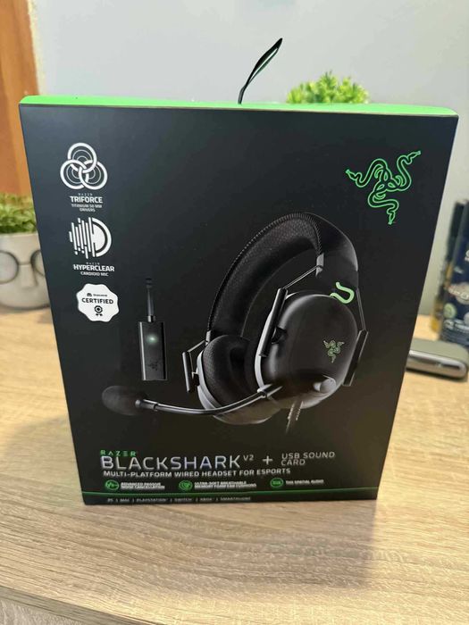 Гейминг слушалки Razer - Blackshark V2 X, черни