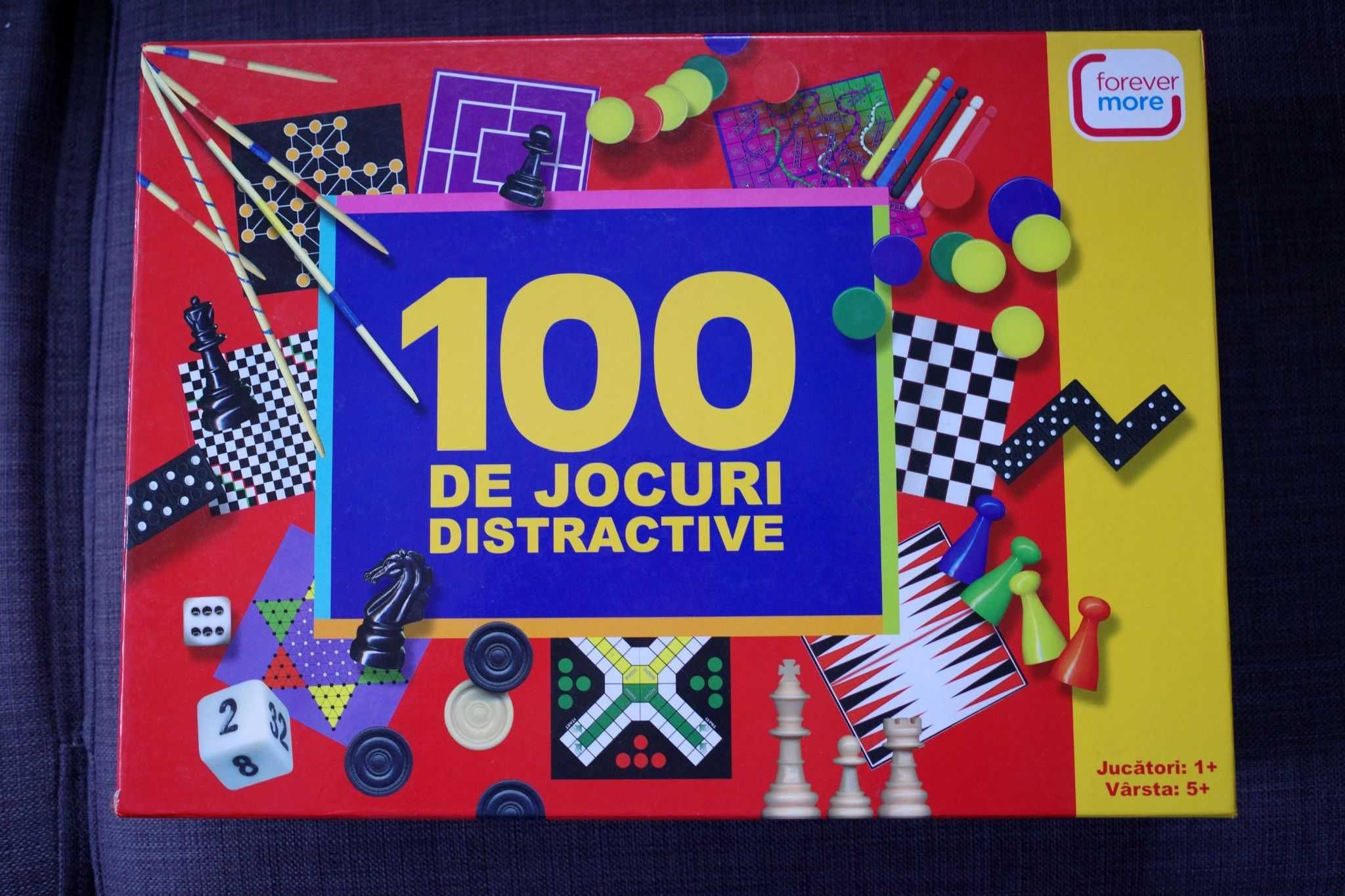 100 jocuri distractive - jocuri de masa clasice