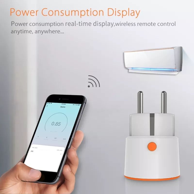 Най-компактния Tuya/Smartlife ZigBee смарт контакт 16А 3680W