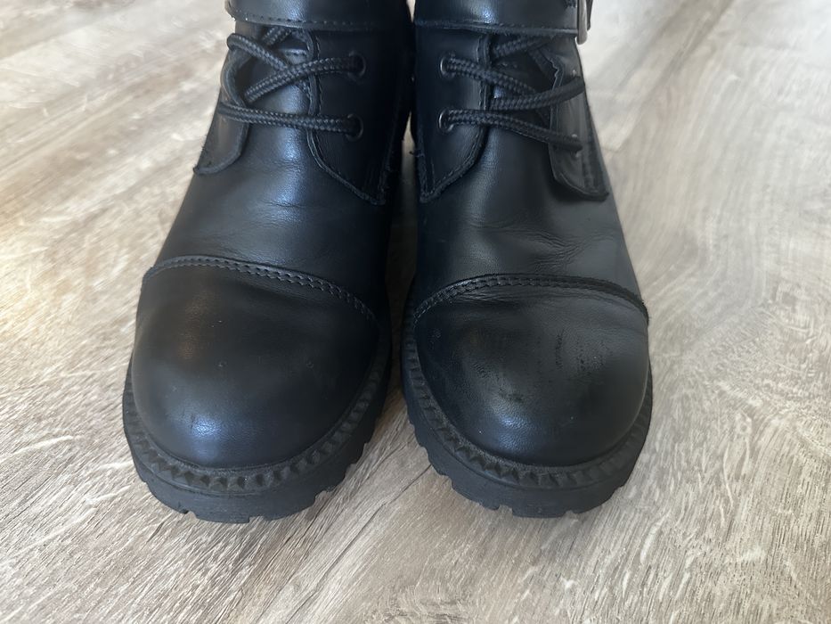 Ghete negre piele naturala mărimea 37
