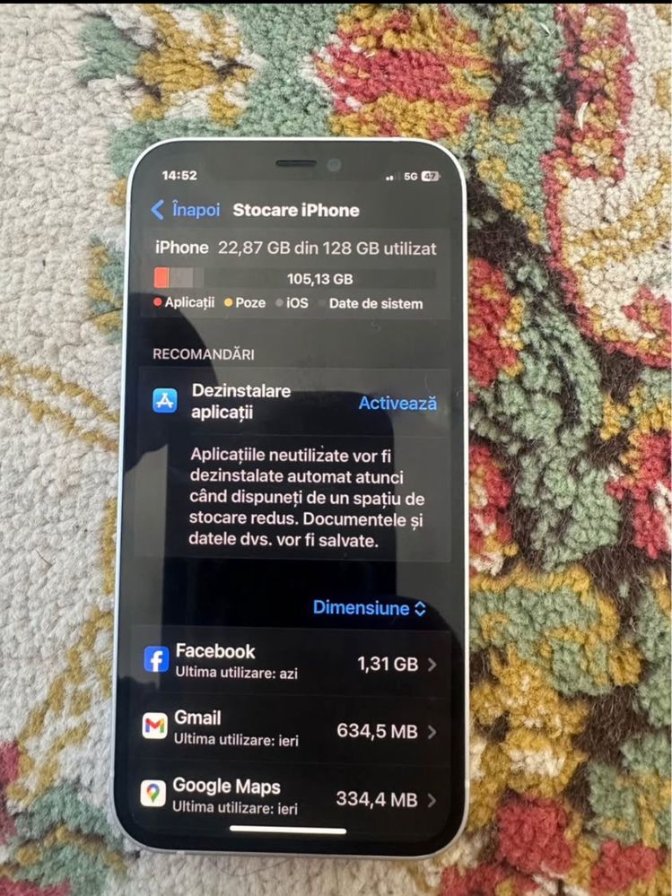 Vand Iphone 12 mini 128 gb