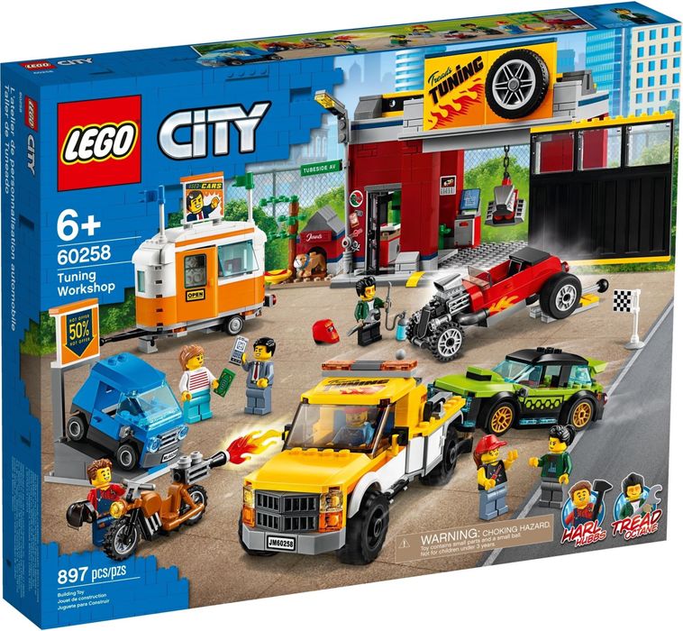 Lego CITY masini 60258 - Atelier de tuning - NOU sigilat