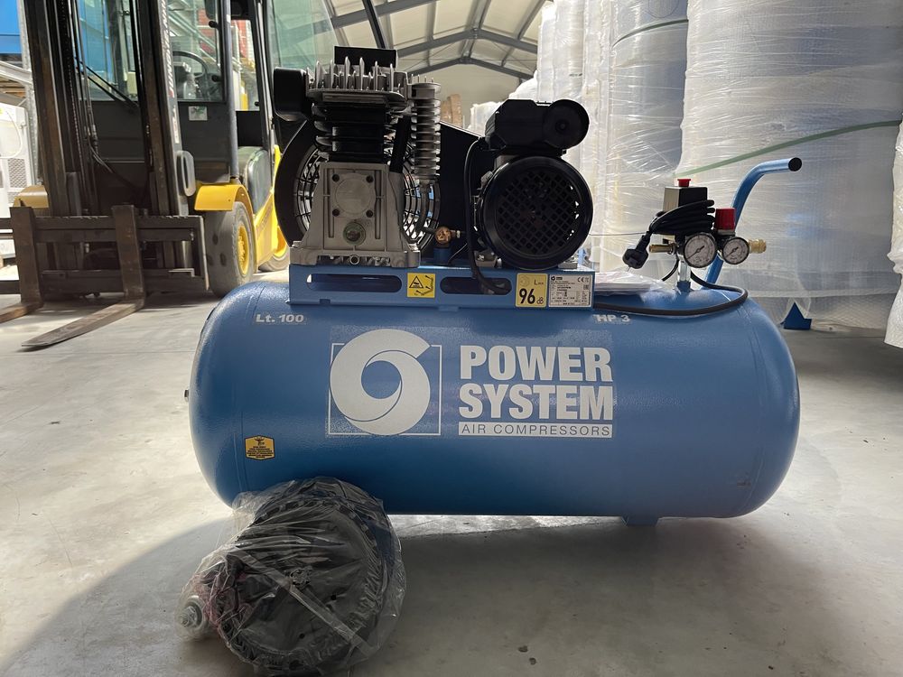 Compresor de aer cu piston NOU-POWER SYSTEM, 2.2 kw, 10 Bar, 100 L