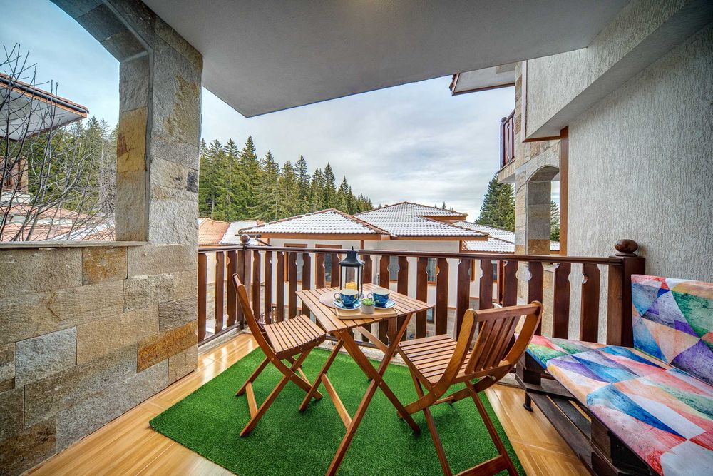 Мезонет с 2 спални MyPlace_Pamporovo, камина, комфорт и уют в Родопите