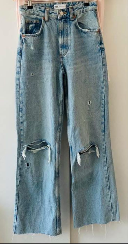 Дамски дънки ZARA, размер 34