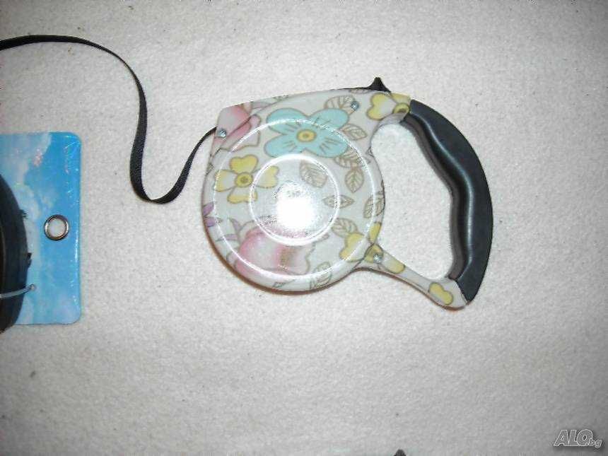 Повод 5м за кучета до 15кг 7лв/бр, само на цветя!