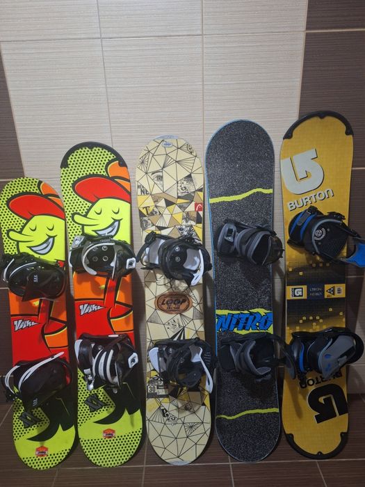Placa snowboard copii-adulti-boots burton, nitro..