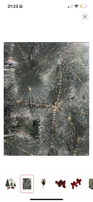 Продается ёлка со снежным напылением