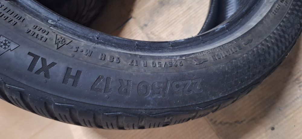 7mm! 225 50 17 Continental wintercontact ts 870