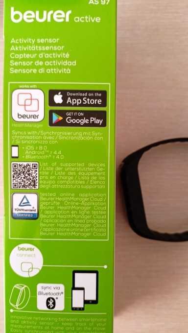 Фитнес гривна activity monitor Beurer AS97, германска