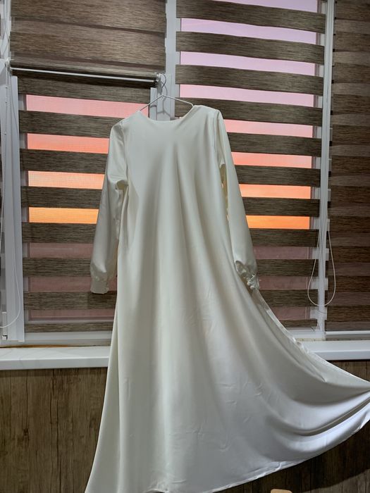 Нежное платье для никяха (сшито под заказ дизайнером)