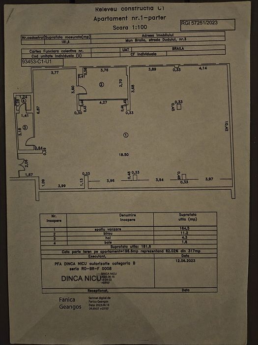 Proprietar vand spatiu comercial 200 mp Vidin