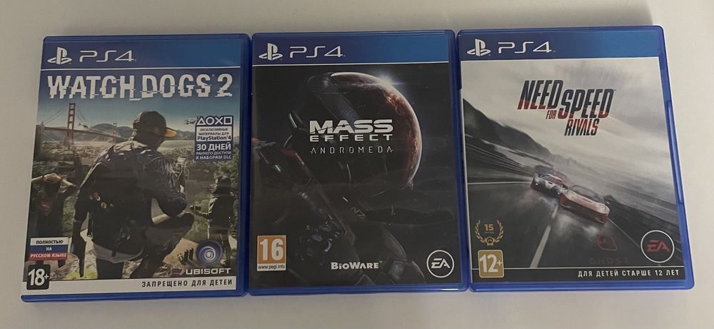 Диски на playstation 4