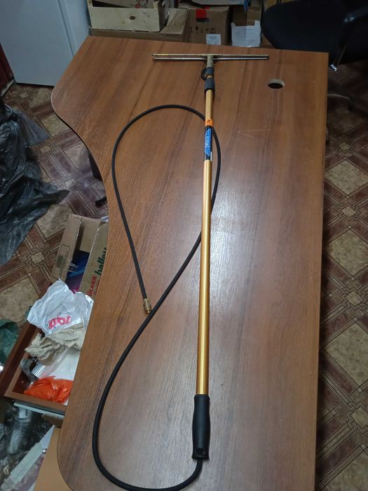 Штанга-швабра телескопическая, 2,4 метра, мойка стекол, парогенератор