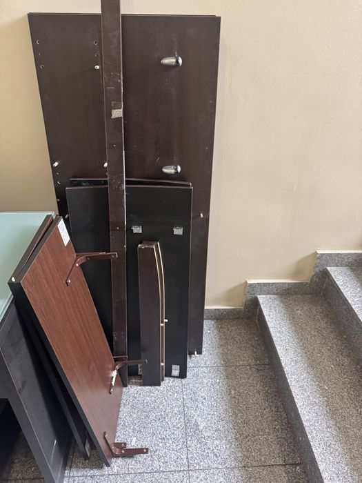 Спалня Айко кафява нощни шкафчета