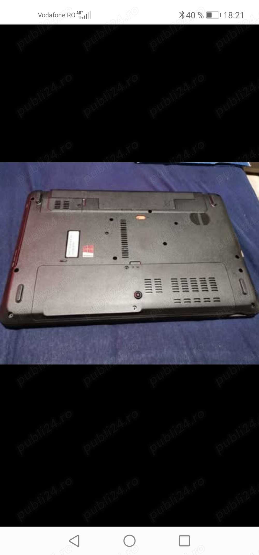 Laptop Acer, i5, 4gb, hard 500 GB.