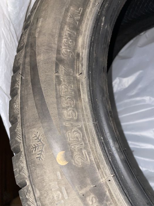 Зимный шины 215/55/17