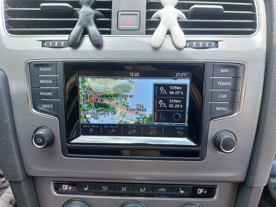 2025 SD карта за навигация VW Skoda SEAT 5FO MIB1 Golf Octavia Leon