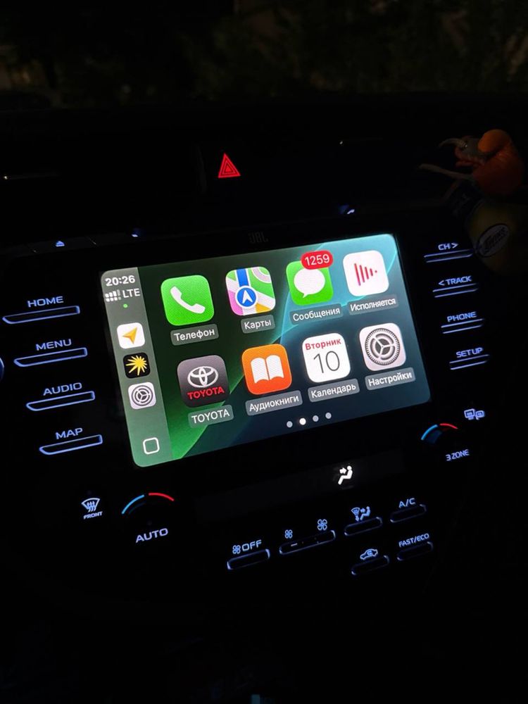 CarPlay/Android Auto на камри70 установка