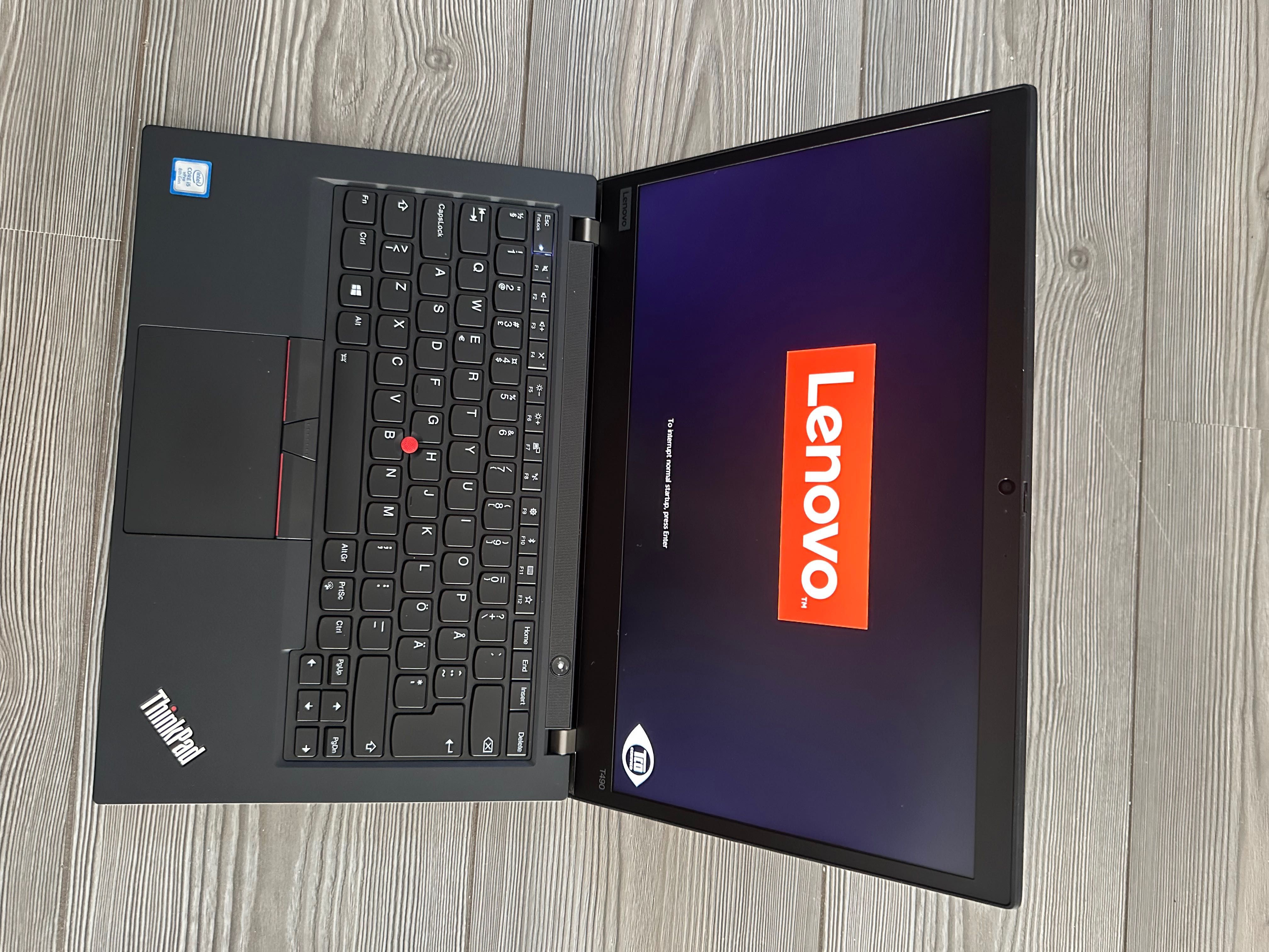 factura tva laptop 14" Lenovo Thinkpad T490 i5-8365 16GB ssd256 Win10