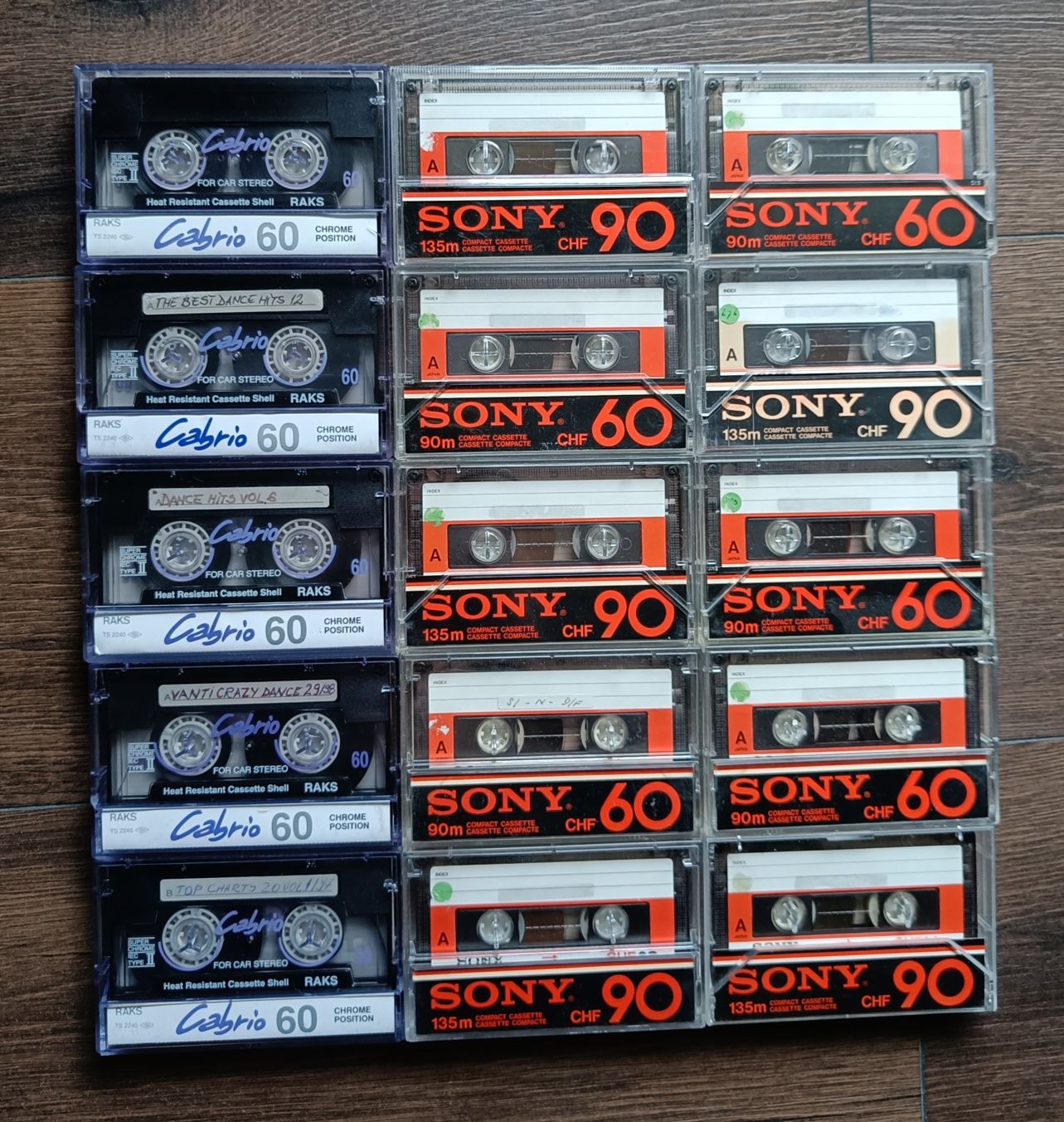 40x BASF Raks Sony casete audio