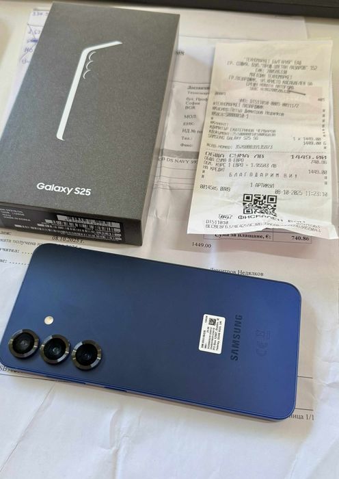 Samsung S25 нов с гаранция