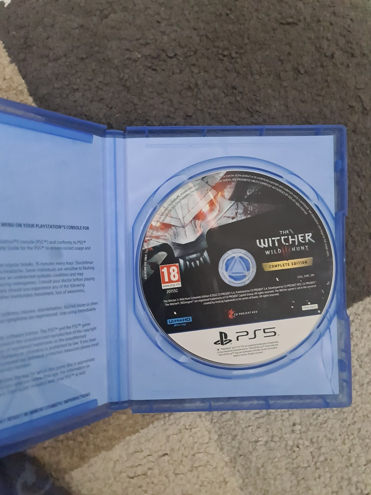 Ведьмак 3 Дикая охота для  ps5