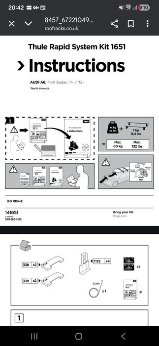 Vand Kit-uri Thule 753,754
