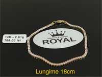 Bijuteria Royal CB : Bratara dama aur 14k 2,91gr lungime 18cm