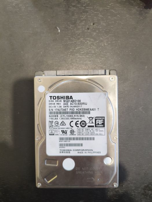 Жёсткий диск для ноутбука на 1 тб