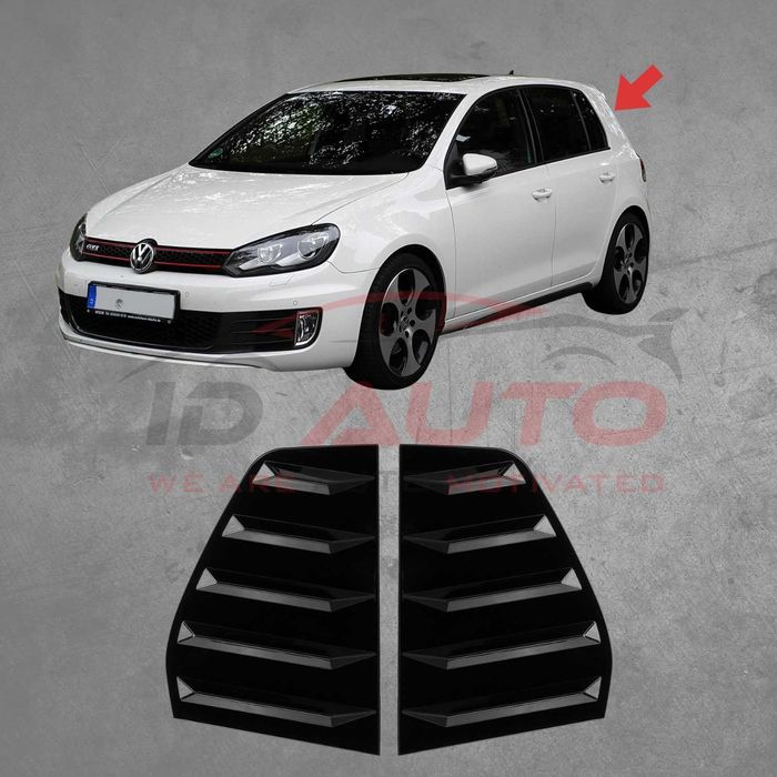 Добавки за задни странични стъкла Vw Golf 6 – хриле, голф 6, решетки