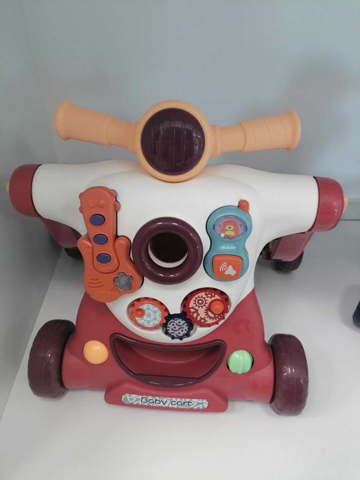 Играчка за прохождане: Проходилка - скутер 4в1 ROBO