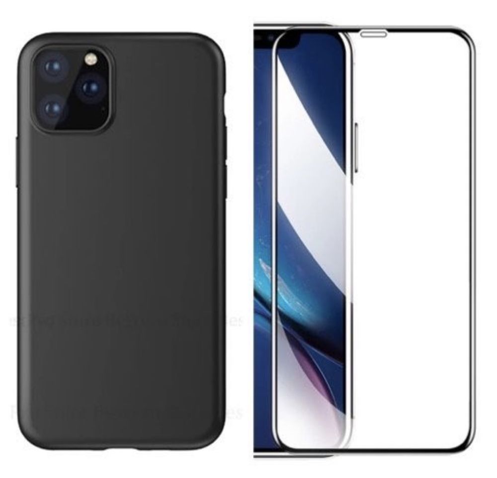 Iphone 11/12 PRO Husa Safe Silicon si Folie Sticla 21D 9H TTT