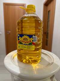 Натуральное подсолнечное масло 1-го холодного отжима "Алтынай"