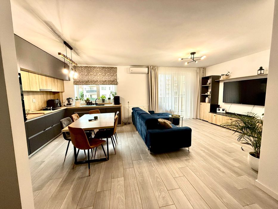 Apartament 3 camere, mobilat & utilat, garaj, boxă, 2 băi, etaj 2/4