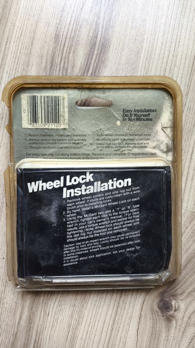 Два комплекта секретни гайки MCGARD